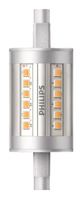 Philips LEDSpot - LED-glödlampa - R7s - 7.5 W (motsvarande 60 W) - klass A++ - svalt vitt ljus - 3000 K