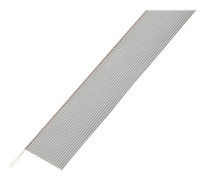 TRU COMPONENTS 1567187 Flatkabel Rastermått: 1.27 mm 20 x 0.035 mm² Grå 30.5 m