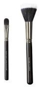 VEGAN LOVE Black False Eye Brushes Large Concealer and Allover