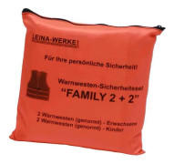 Säkerhetsväst/signalväst 2+2 Orange