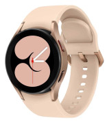 Samsung Galaxy Watch4 - 40 mm - guldrosa - smart klocka med sportband - rosa - display 1.19" - 16 GB - NFC, Wi-Fi, Bluetooth - 25.9 g