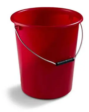Hink 12 l, röd