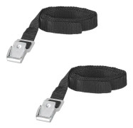 Knytband med metallspänne 18mm-100cm - set med 2 delar