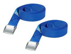 Knytband blå med snäpplås 2x 2,5 meter
