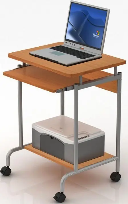 Mobilt skrivbord på hjul TECHLY ICA-TB S005