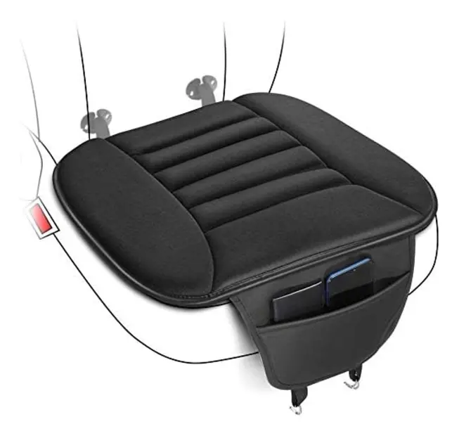 Bilstolsdyna med ficka, Ergonomisk Memory Foam Dyna, Bil