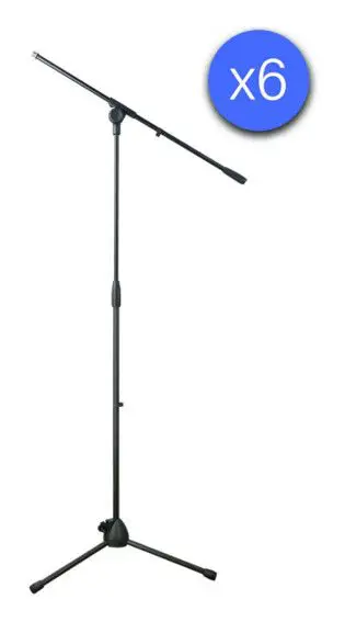 Power Acoustics Ms 051 Pack6 - Pack: 6 mikrofonstativ