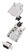Amphenol L17DTPK-M-09+L717DE09PST D-Sub stiftlist set 180 ° Antal poler: 9 Skruv 1 st