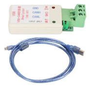 USB till CAN Analyzer Adapter, USB till CAN Converter med USB-kabel, CAN Bus Adapter, Hög konverteringseffektivitet