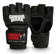 Gorilla Wear Berea MMA Gloves, black/white, S/M