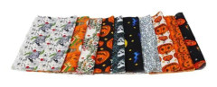 LIU-7708726280197-Halloween bomullstyg paket med 10 Halloween bomullstyg, 50x50 cm/19,7x19,7 tum