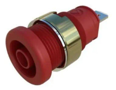 SKS Hirschmann SEB 2610 F4,8 Ni rot Safety Recessed Bushing Red 1 st