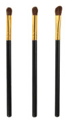 Professionella ögonmakeupborstar Set - 3 st Soft S