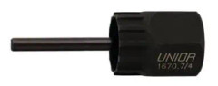 UNIOR Cassette Remover - Frihjulsavdragare med/handtag för Shimano Cassette - Flerfärgad