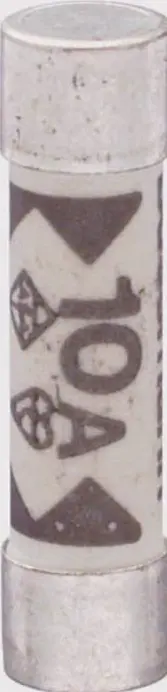 Multimetersäkring (Ø x L) 6,3 mm x 25,4 mm 10 A 600 V SÄKRING F2 innehåll 1 st.