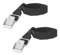 Knyt fast remmar med metallspänne 18mm-30cm - set med 2 delar