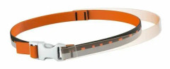 Rem för stegjärnsbindningar Petzl Elastic Strap Lever-Lock Wire - orange/svart - TU
