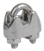 Trådklämma 2-3mm. A4 RVS AISI 316