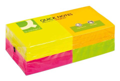 Staples Adhesive Pad 76 x 76mm, Neon, 12 x 100 sheets (C71782)
