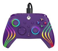 PDP Afterglow Wave Wired Controller - Purple (Xbox Series X)