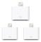 3x Lightning 30-pin till 8-pin adapter för iPhone, iPad