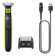 Philips OneBlade QP2724 - Trimmer - sladdlös - lime green/charcoal black