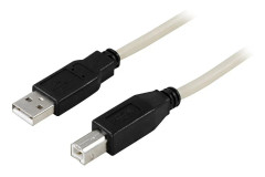 USB 2.0-kabel A hane - B hane 0.5 m