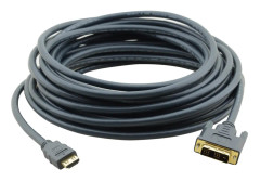 Kramer C-HM/DM Series C-HM/DM-6 - Adapterkabel - enkel länk - HDMI hane till DVI-D hane - 1.8 m