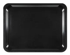 Bricka Svart 43x33 cm Exxent