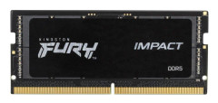 Kingston FURY Impact - DDR5 - modul - 32 GB - SO DIMM 262-pin - 4800 MHz / PC5-38400 - CL38 - 1.1 V - ej buffrad - on-die ECC - för Intel Next Unit o