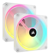 Corsair iCUE LINK QX140 RGB Startkitt Vit 2-pack