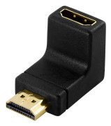 DELOCK HDMI-adapter, 19-pin hane till hona, vinklad