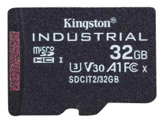 Kingston Industrial - Flash-minneskort - 32 GB - A1 / Video Class V30 / UHS-I U3 / Class10 - microSDHC UHS-I