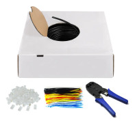 LAN Outdoor UTP CAT 6 - Black - 100m
