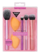 Set med ögonskuggsprimer, rouge och concealer 6-delat set