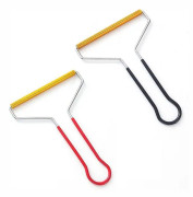 2 st manuell luddremoverborste, manuell dubbelsidig magnesiumlegering noppning