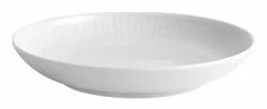 Plissé assiett djup vit 16 cm Pillivuyt