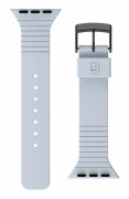 [U] Apple Watch Band 41mm/40mm/38mm, Series 7/6/5/4/3/2/1/SE - Aurora Soft Blue - KlocKräm för smart klocka - antimikrobiell - softblå - för Apple Wa
