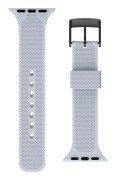 [U] Apple Watch Band 45mm/44mm/42mm, Series 7/6/5/4/3/2/1/SE - Aurora Soft Blue - KlocKräm för smart klocka - antimikrobiell - softblå - för Apple Wa