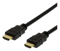 DELTACO HIGH-SPEED FLEX HDMI cable, 4M, 4K UHD, black