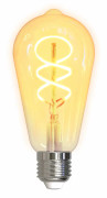 DELTACO LED-lampa Filament E27 WiFI 5.5W ST64