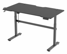 DT410 Höj och sänkbart Gaming Skrivbord - Svart