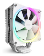 NZXT T120 RGB CPU-kylare för AMD- och Intel-processorer, 120 mm fläkt, vit