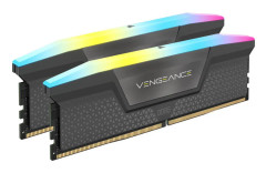 CORSAIR Vengeance RGB - DDR5 - sats - 32 GB: 2 x 16 GB - DIMM 288-pin - 5600 MHz / PC5-44800 - CL36 - 1.25 V - on-die ECC - isgrå