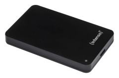 6021560 - Intenso Memory Case - Hårddisk - 1 TB - extern (portabel) - 2.5" - USB 3.0 - 5400 rpm - buffert: 8 MB - svart