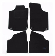 Black Velvet Golvmattor - J&J AUTOMOTIVE - Opel Corsa C 2000-2006 - Anpassad - Halkfri - Vattentät