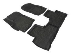 Gummigolvmattor - J&J AUTOMOTIVE - Peugeot 4008 - Anpassad - Halkfri - Giftfri TPE