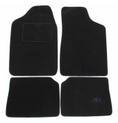 Black Velvet Golvmatta - J&J AUTOMOTIVE - Peugeot 106 - Anpassad - Halkfri - Vattentät
