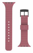 [U] Apple Watch Band 45mm/44mm/42mm, Series 7/6/5/4/3/2/1/SE - Aurora Dusty Rose - KlocKräm för smart klocka - antimikrobiell - matt rosa - för Apple