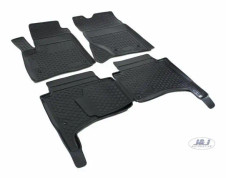 J&J AUTOMOTIVE | Exklusiva 3D-gummigolvmattor för Porsche Touareg 2010-2018 / Cayenne 2010-2018